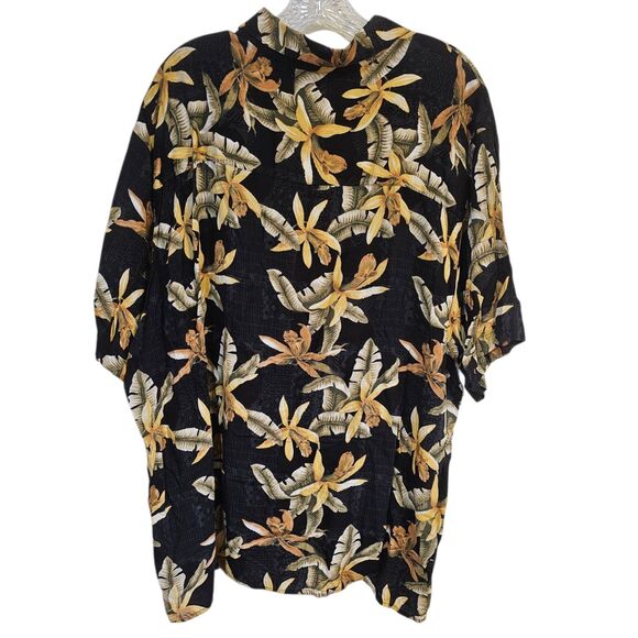 Natural Issue Floral Hawaiian Short Sleeve Button Up Men's Size XL Silky Touch - Picture 2 of 8